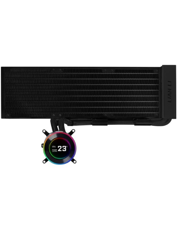 Lian Li Hydroshift II LCD-C 360 fanless Black - CPU Vannkjøling - Max 28 dBA