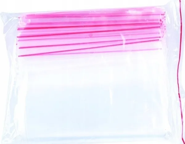 KONTORPRODUKTER Glidelåspose, LDPE, 150x220mm, 100stk, gjennomsiktig