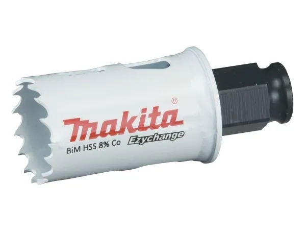 Makita E-03729, Enkelt, Bor, Stål, Aluminium, Plast, Tre, Rustfritt stål, Hvit, Bimetall, 4,4 cm
