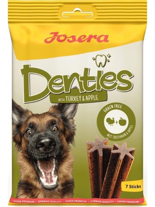 JOSERA Denties with turkey and apple 180 g (7 pcs.)