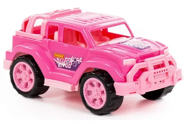 Jeep 21,8x12x10,3 cm med nett, rosa
