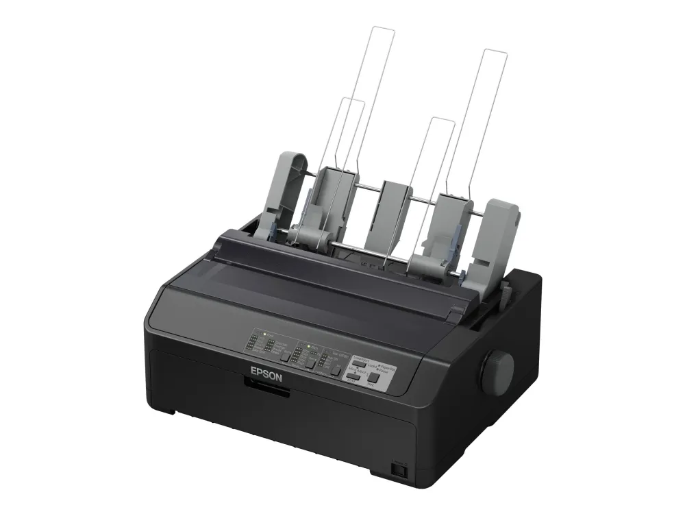 Epson LQ 590II - Skriver - S/H - punktmatrise - Rull (21,6 cm), JIS B4, 254 mm (bredde) - 360 x 180 dpi - 24 pin - inntil 584 tegn/sek - parallell, USB 2.0