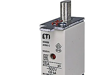 Patronsikring Nh00 Din00 25A - - (3 stk.)