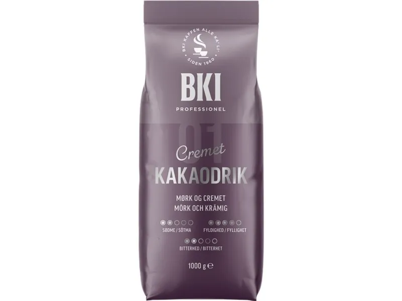 BKI Kakaodrik mørk og cremet - (10 stk.)