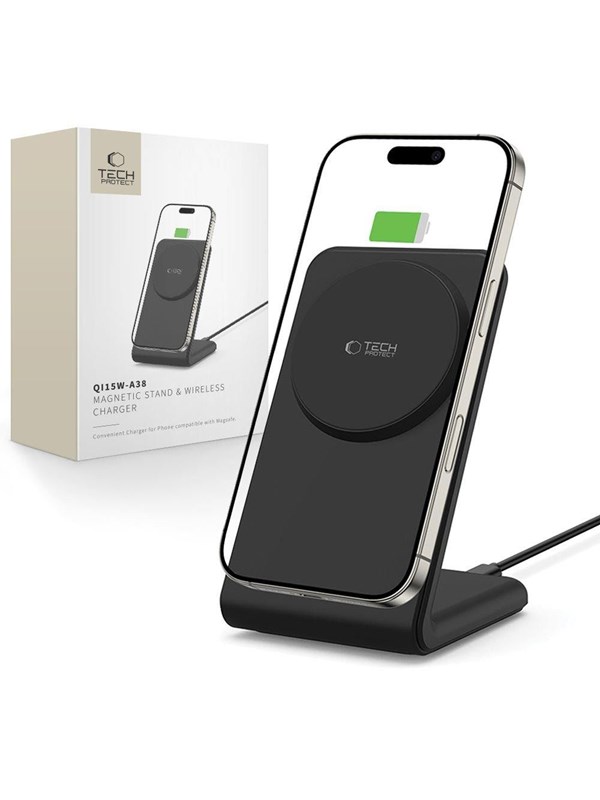 Tech-Protect QI15W-A38 MagSafe Wireless Charger - Black