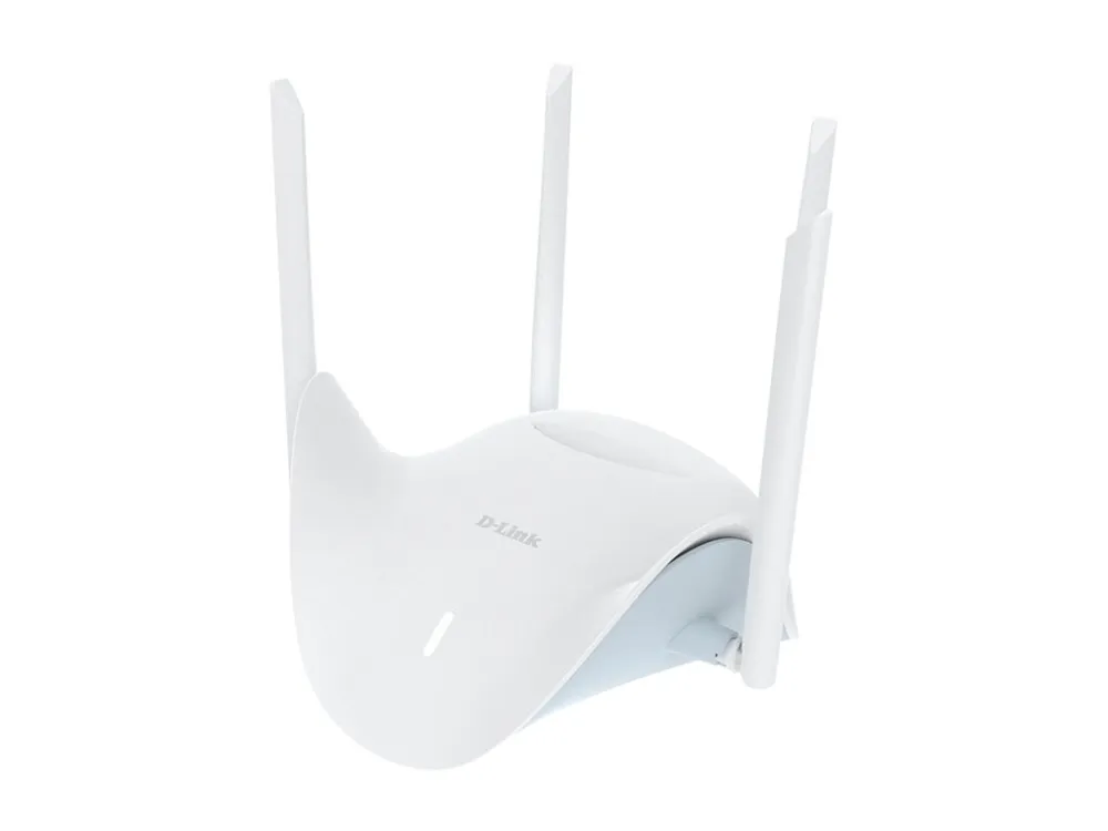 D-Link R36, Wi-Fi 7 (802.11be), Dobbelbånd (2.4 GHz / 5 GHz), Ethernet/bredbåndsforbindelse, Hvit, Frittstående router