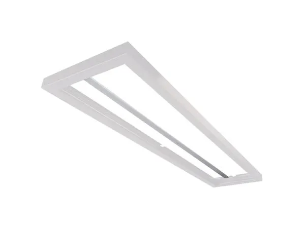 SG ARMATUREN Sense 300x1200 Hvid Påbygningsramme Aluminium