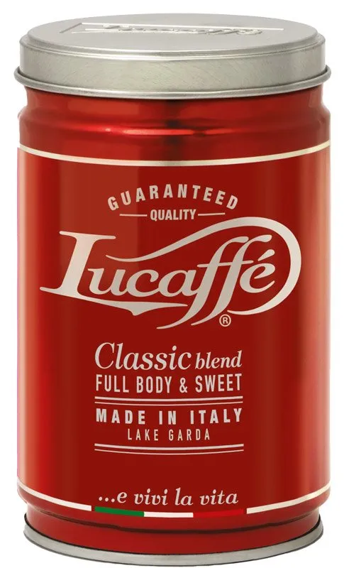 Lucaffé CLASSIC 250g boks - hele kaffebønner