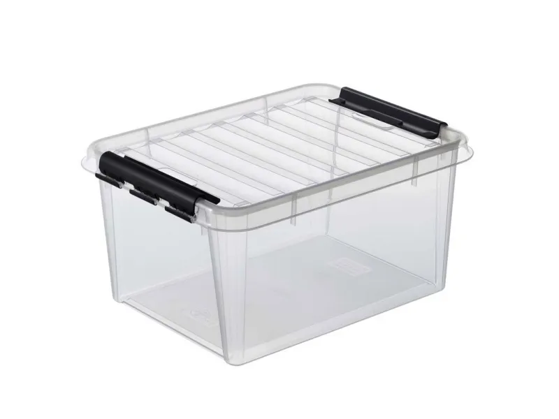 Plastboks SmartStore™ Classic 31 gjennomsiktig - 32 liter med lokk 50x39x26 cm - (6 stk.)