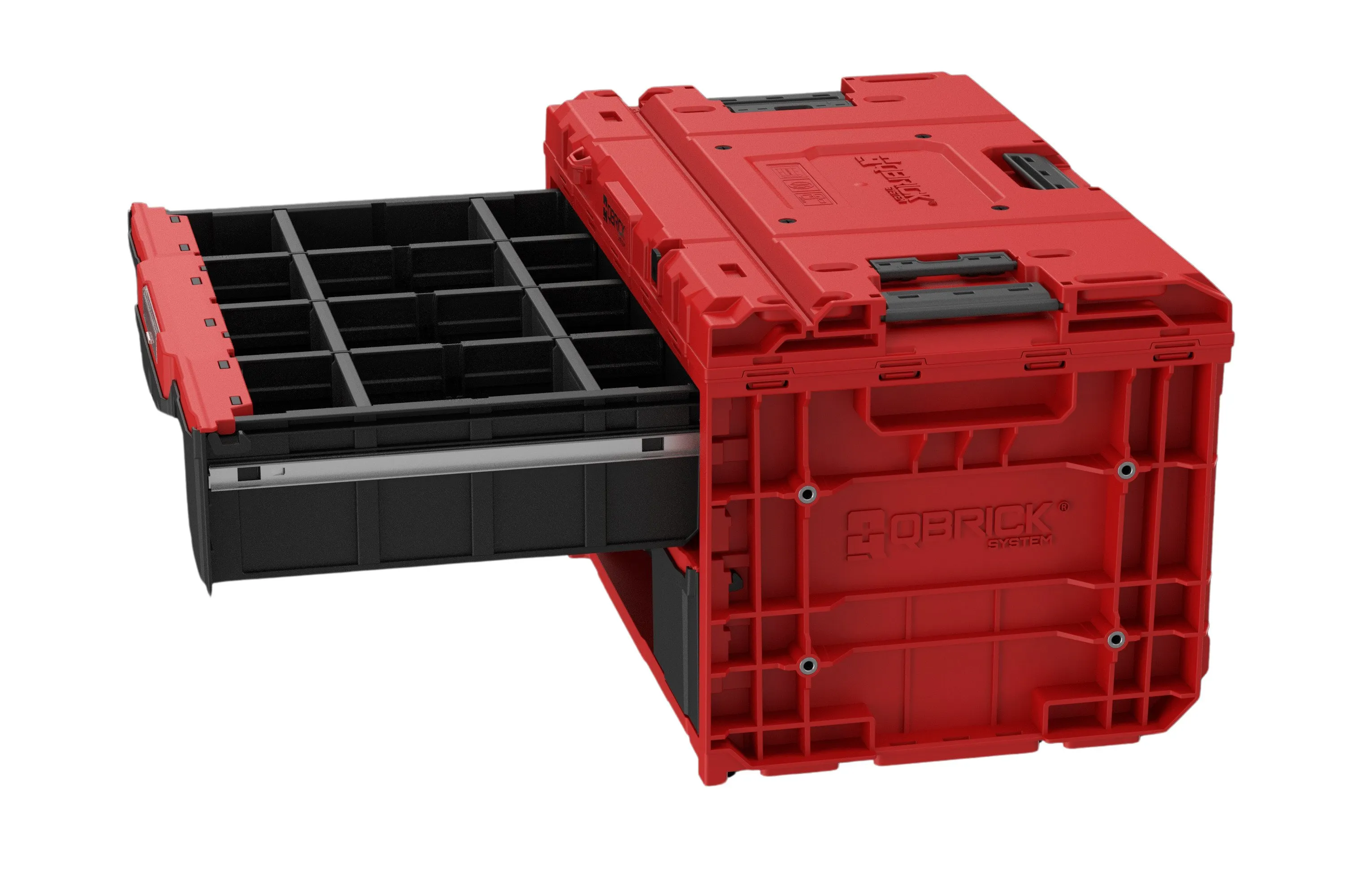 QBRICK SYSTEM ONE DRAWER 2 TOOLBOX 2.0 RED ULTRA HD  - 1 pc. per carton