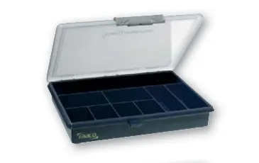 Cimco 415414 små deler/verktøykasse svart - gjennomsiktig (415414)