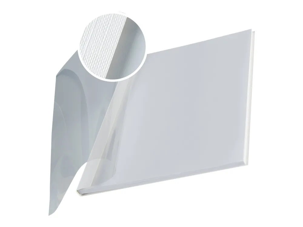 Leitz ImpressBIND - 7 mm - A4 (210 x 297 mm) - 70 ark - hvit med transparent frontdekke - mykt deksel