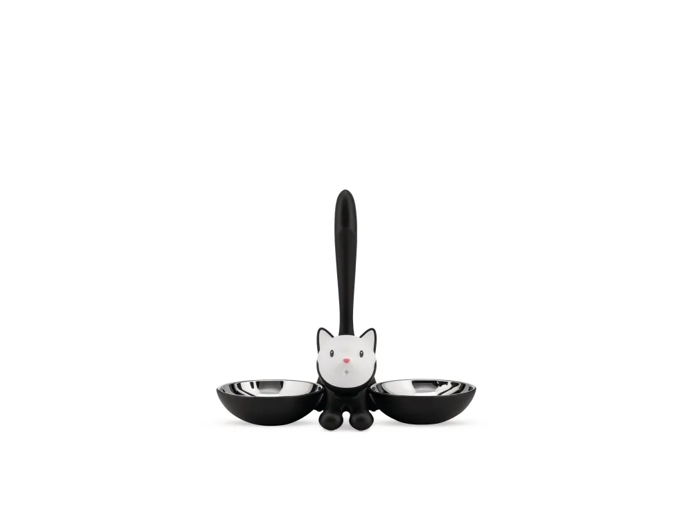 Alessi Tigrito Cat Bowl Black (AMMI09 B)