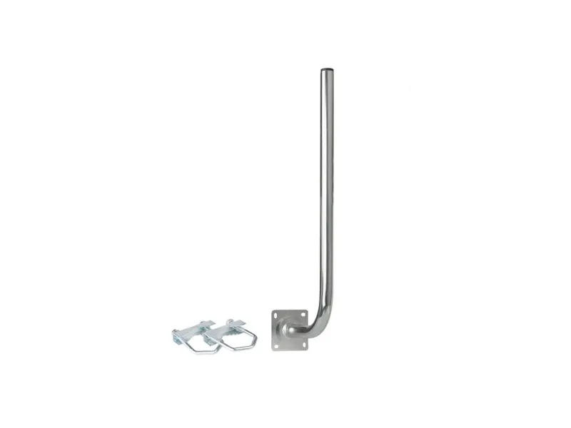 Extralink L250X750 BALCONY HANDLE MOUNT WITH U-BOLTS M8, Rustfritt stål, Vinkelbrakett, 15 kg, Stål, Generelle formål, Sinkbelegg