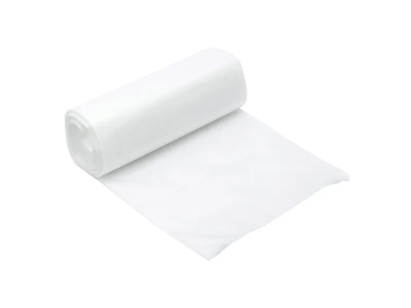 Affaldssække, 20 µm, 700 x 1100 mm LD-PE, transparent, kapacitet 100l rulle a 10 poser, Fødevaregodk - (20 stk.)