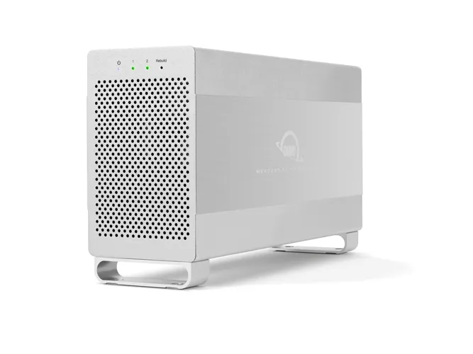 OWC Mercury Elite Pro Dual, HDD-kabinett, 3,5, Serial ATA II, Serial ATA III, USB-tilkobling, Hvit