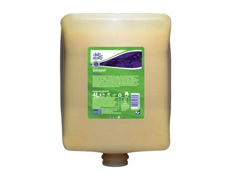 Håndrens, Deb, Solopol, Påfyldning 4 l - (4 stk.)