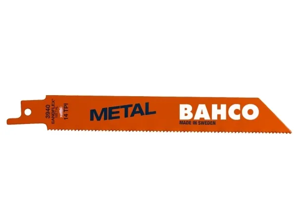Bahco 3940-300-18-ST-5P, Sabelsagblad, Metall, Stål, Oransje, 0,9 mm, 30 cm