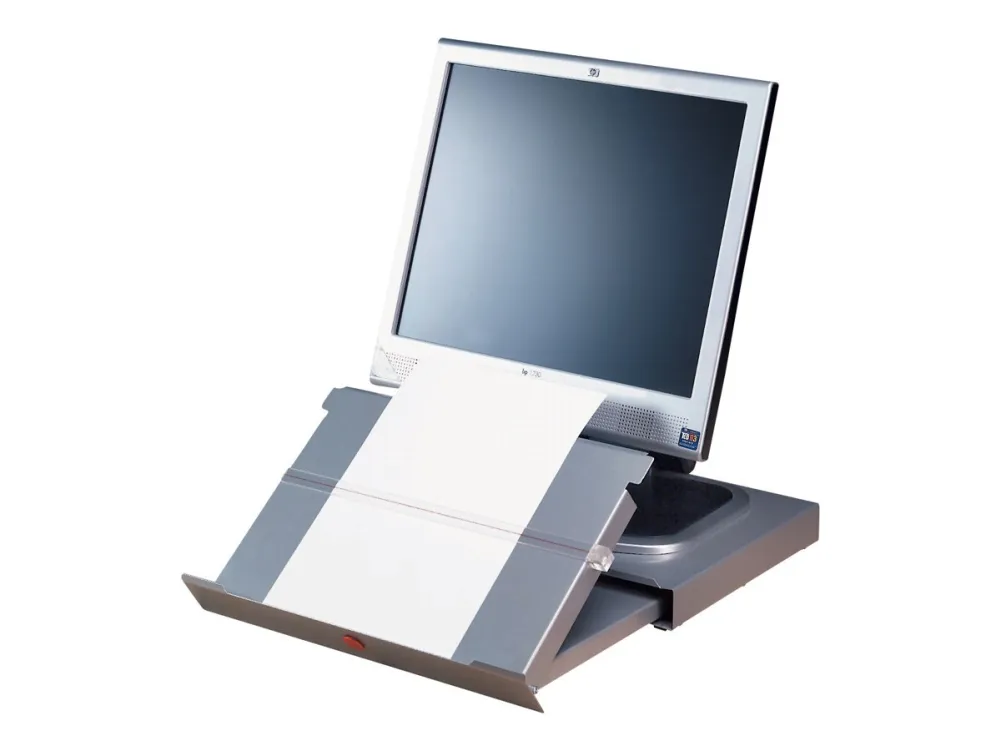 TWINCO 7600 TWIN LINE BASE 1 Copyholder - Kopiholder - sølv