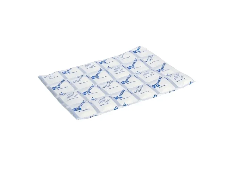 Kølepose, 400 x 280 x 30 mm hvid translucent, pakke a 100 stk Fødevaregodkendt - (100 stk.)