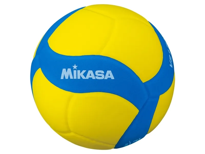 MIKASA VS170W-Y-BL, 180 g, Blå, Gult, Skum, 64.5 - 66.5, 18-panel ball, Innendørs