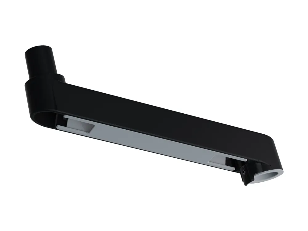 Ergotron LX Pro - Monteringskomponent (9-forlengelsesarm) - aluminium - svart - monitorarm, kan monteres på tastaturbrett - for P/N: 45-683-292, 45-685-292, 45-695-292, 45-696-292
