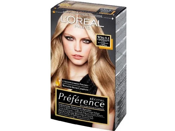 L'Oreal Recital Preference Hair Color 8.1 Wbis Copenhagen