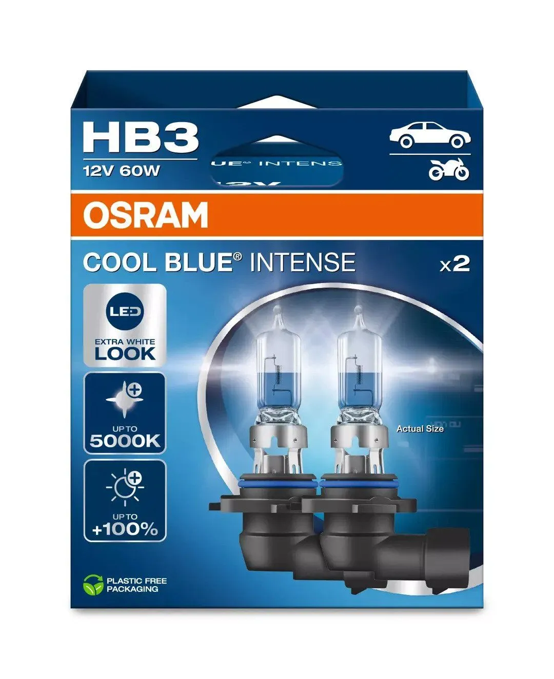 Osram Cool Blue Intense NEXT GEN - HB3 Bilpærer