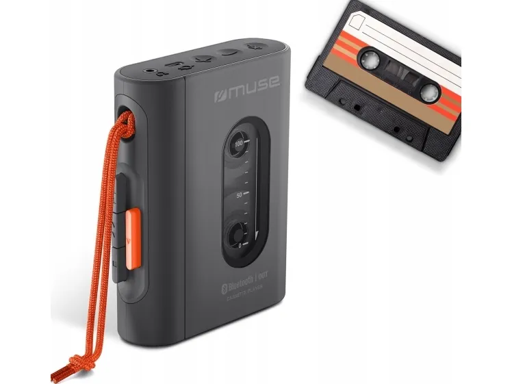 Muse bærbar kassettspiller M-132 WM Bluetooth | USB-tilkobling
