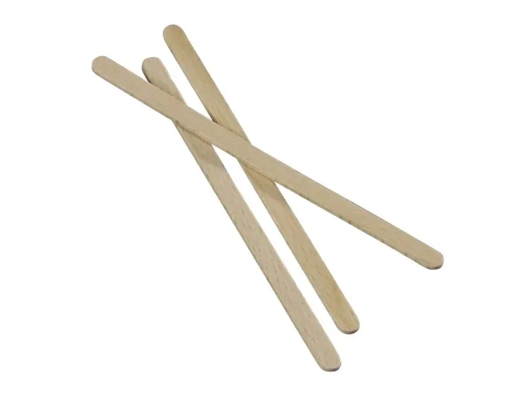 Træbestik rørepind 14 cm Nature Line - (1000 stk.)