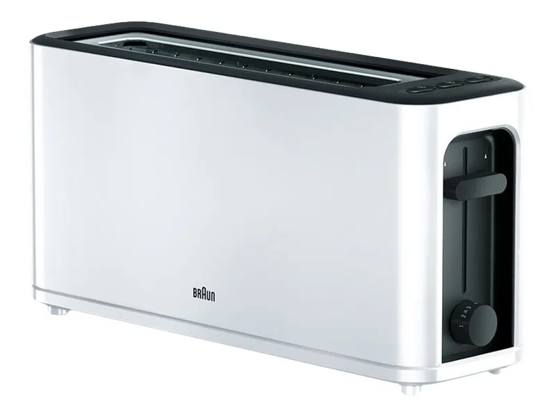 Braun PurEase HT3100WH - Brødrister - 2 skive - 1 Spor - hvit