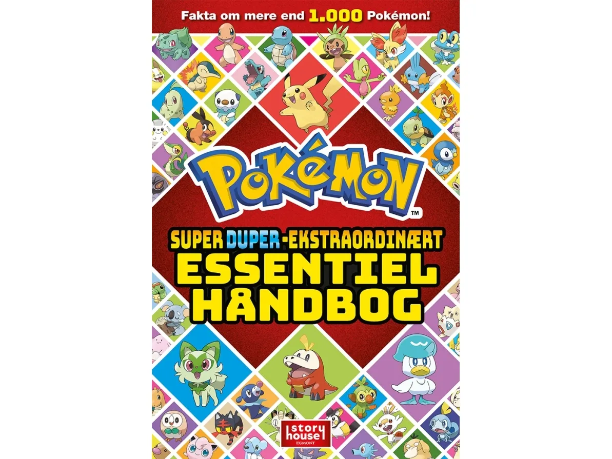 Pokémon - Super Duper-Ekstraordinær Essensiell Håndbok | Pokémon | Språk: Dansk