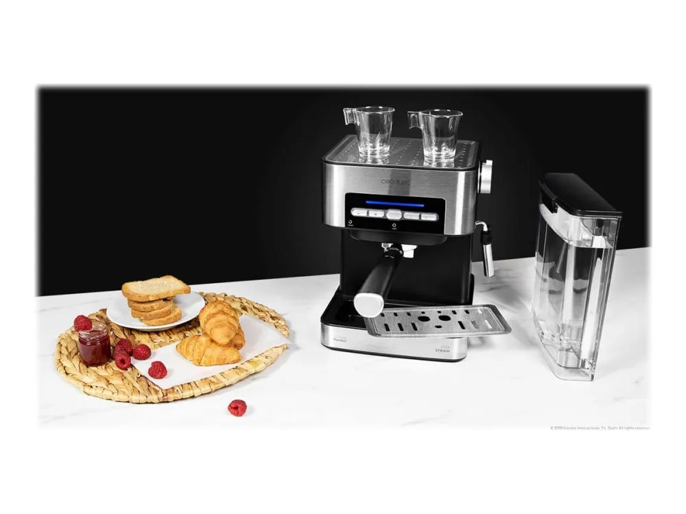 Cecotec Power Espresso 20 Matic - Kaffemaskin med melkeskummer - 20 bar