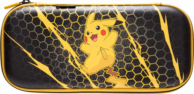 PowerA Slim Case for Nintendo Switch 2 - Pikachu Storm Officially Licensed Protective Case Holds 10 Game Cards
