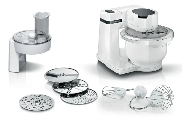 Bosch Series 2 MUMS2AW01, 3,8 L, Hvit, 2 kg, 1,1 m, 800 g, plast