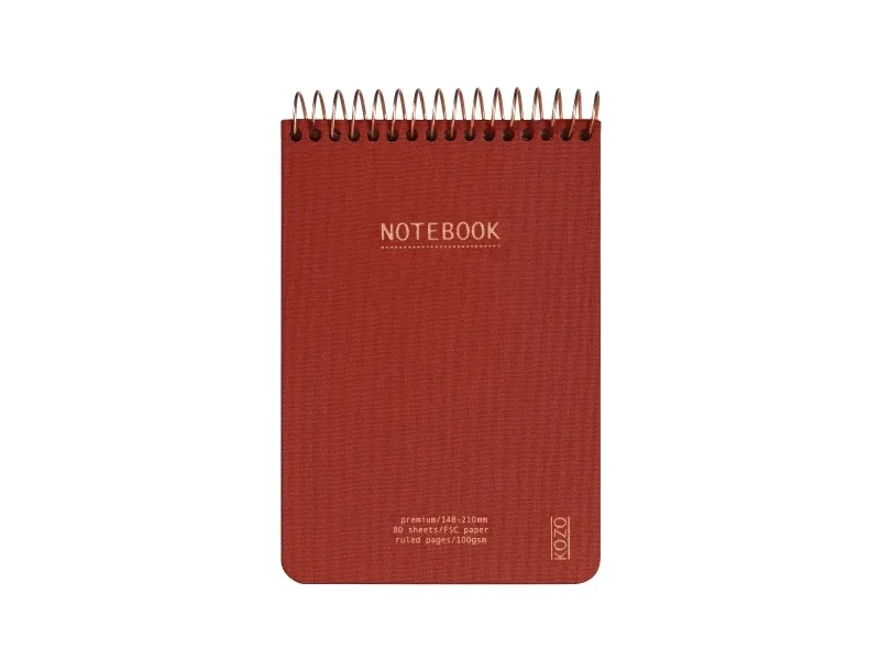 Notesbog, KOZO Premium, A6, 105x148mm - (6 stk.)