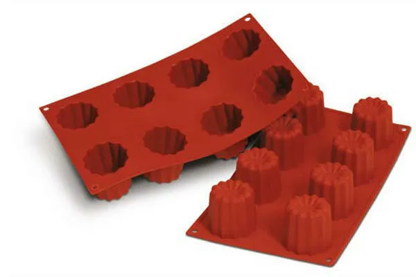Silikomart SF050, Smørkakeform, 0,736 l, -60 °C, 230 °C, Rød, Silikon