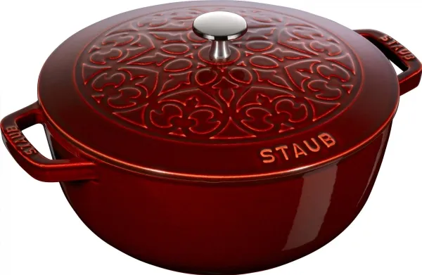 STAUB SPECIAL COCOTTE rund støpejernsgryte, lilje, 3,5 l grenadins