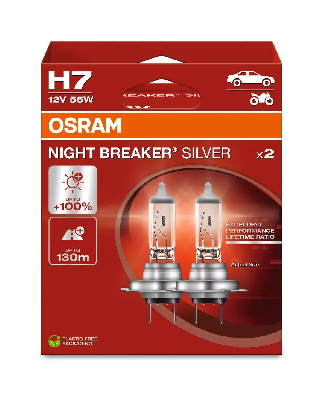 Osram Night Breaker Silver - H7 Bilpærer