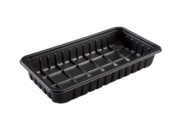 Bakke P2273-43A 1265 ml 273x146x43 mm PP Sort,208 stk/krt