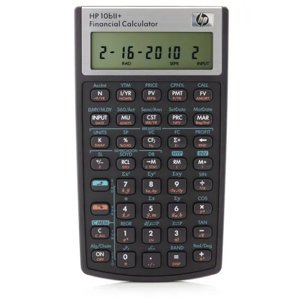 HP 10BII+ finansiell kalkulator (nordisk CD)