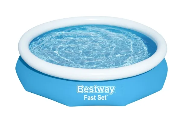 Bestway 57458, 3200 l, Oppblåsbart basseng, Barn og voksne, Blå, Hvit, 9,26 kg