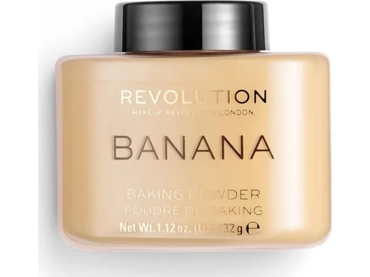 Makeup Revolution løst pudder Loose Baking Powder Banana 32 g