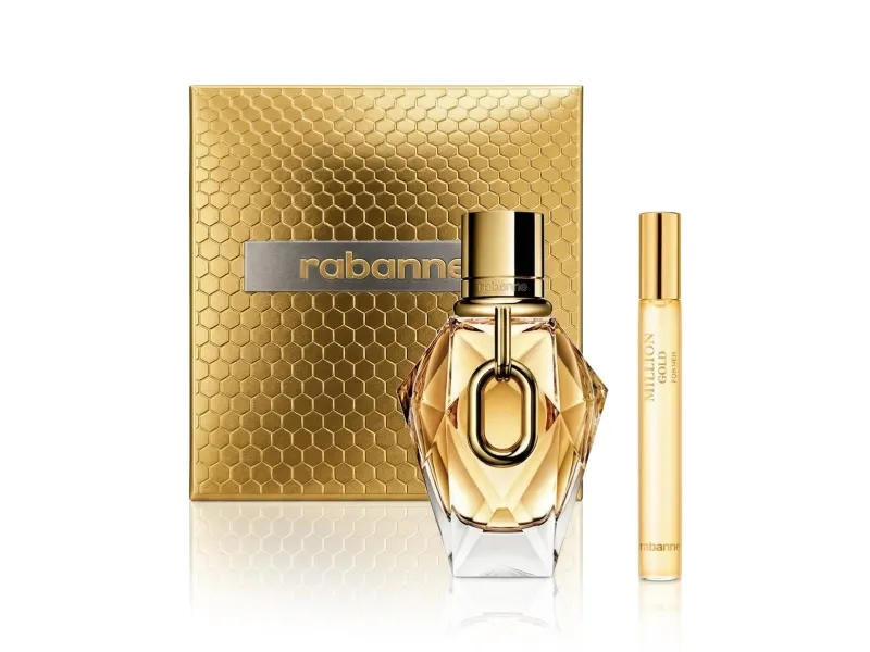Paco Rabanne Million Gold For Her Eau De Parfum Set 90ml 20ml