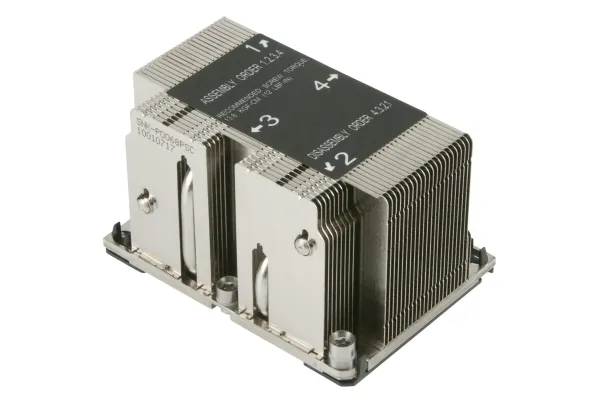 Supermicro - Prosessor-kjøleribbe - (for: Sokkel P) - 2U - for SUPERMICRO X11DPH-T