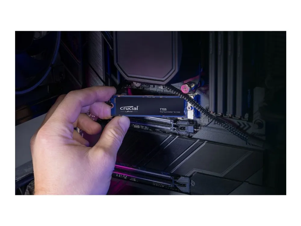 Crucial T705 - SSD - kryptert - 1 TB - intern - M.2 2280 - PCI Express 5.0 (NVMe) - TCG Opal Encryption 2.01