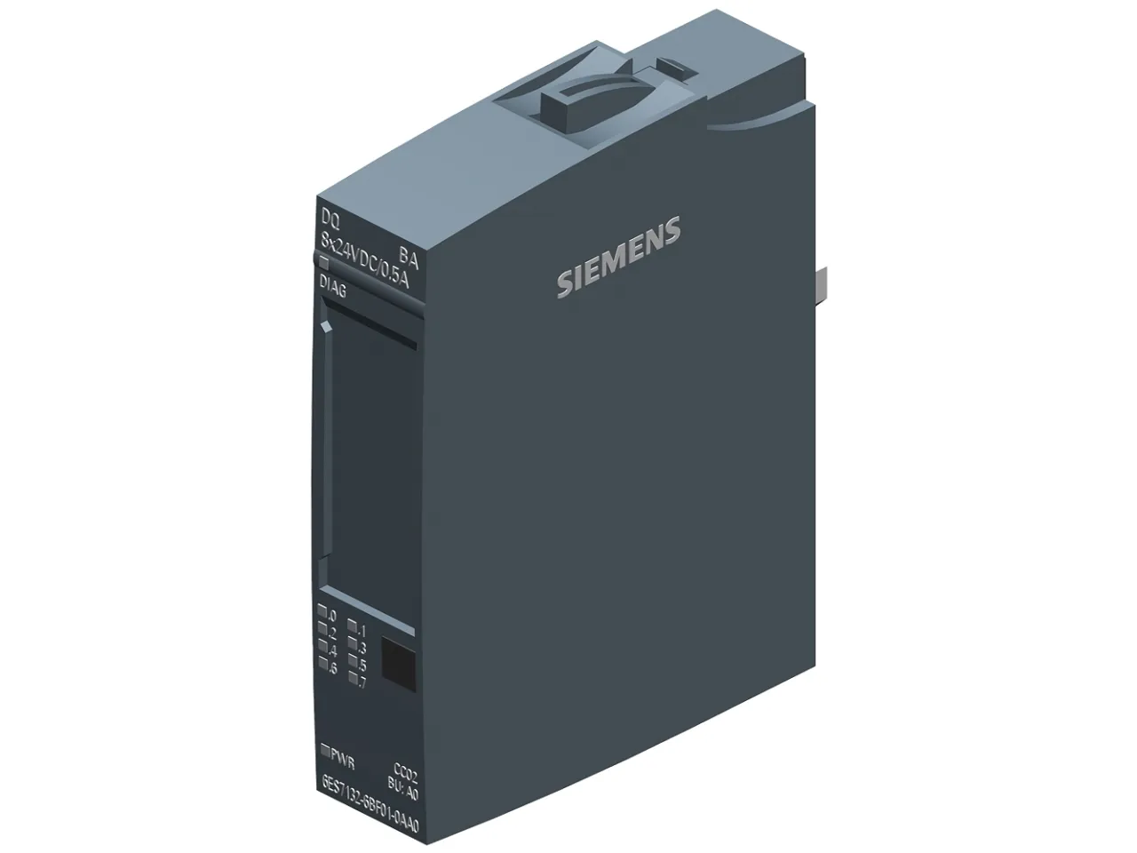 Siemens 6ES7132-6BF01-0AA0, Innendørs, 0,5 A, IP20, Flerfarget, CE, RoHS, REACH, 73 mm