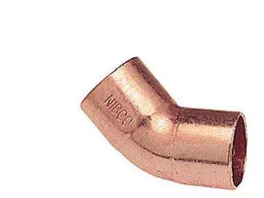 ACR bøjning 45, 1 1/8'' - Lodde, 40 bar, Muffe/Muffe
