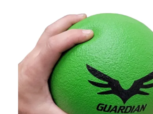 Guardian coated skumball 18 cm grønn