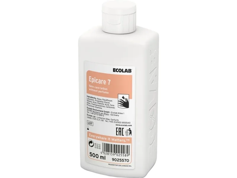 Lotion Ecolab Epicare 7 500ml uden parfume til hænder og krop,500 ml/fl